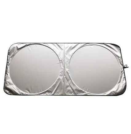 Wholesale Silver Polyester Custom Logo Sunshade for Car Interior Accessories