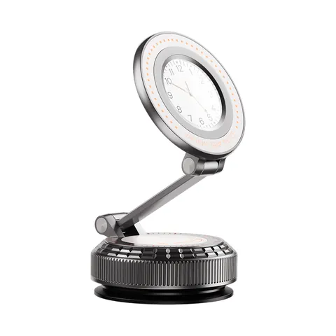 Watch Style Car Phone Mount Resin Coated Multifunctional Car Bracket Zinc Alloy Silicone Material Car Mobile Phone Holder